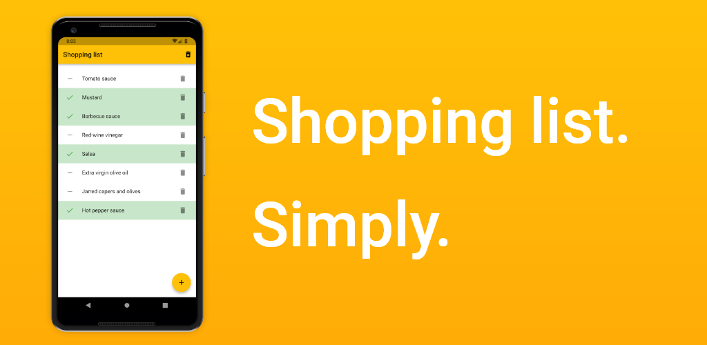 Fast shopping is a simple application for easy shopping list making, for everyone.
