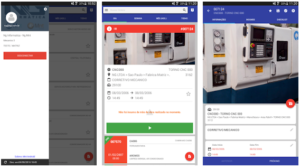 Mnt NG application interface in flutter.