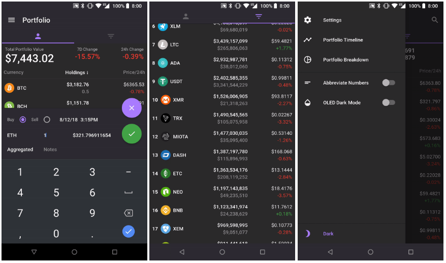Modern Crypto Portfolio & Market Explorer