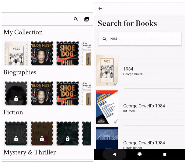 A digital BookShelf for your reading progress