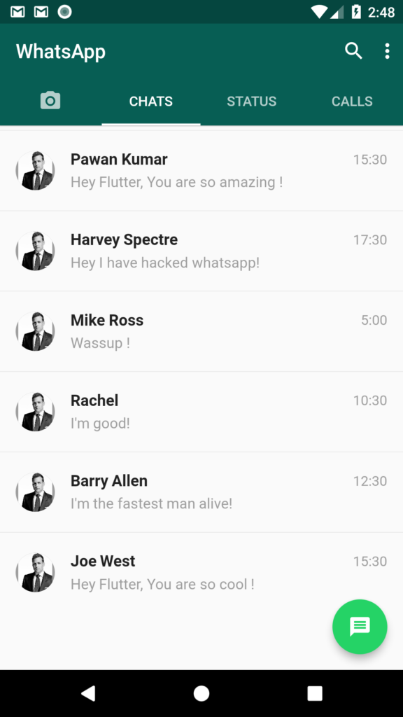 Building a WhatsApp Clone in Flutter.