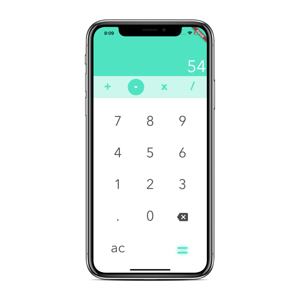 A simple and elegant Calculator app developer in Flutter