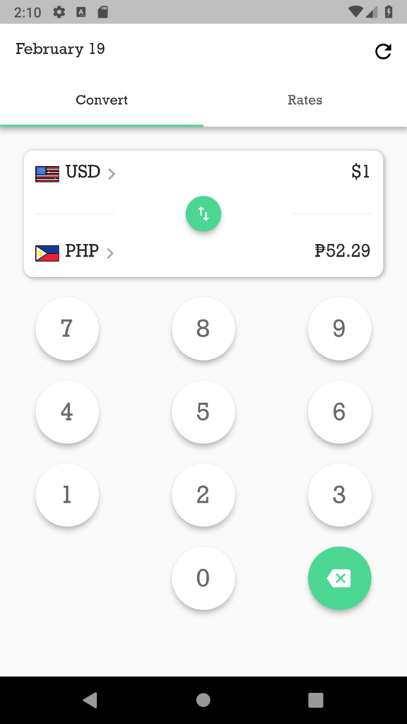 Flutter Currency Converter