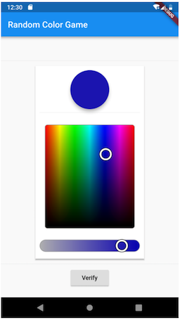 An Android and iOS game. A color is display on the screen and then the player has to pick a color that is the most similar to the one displayed