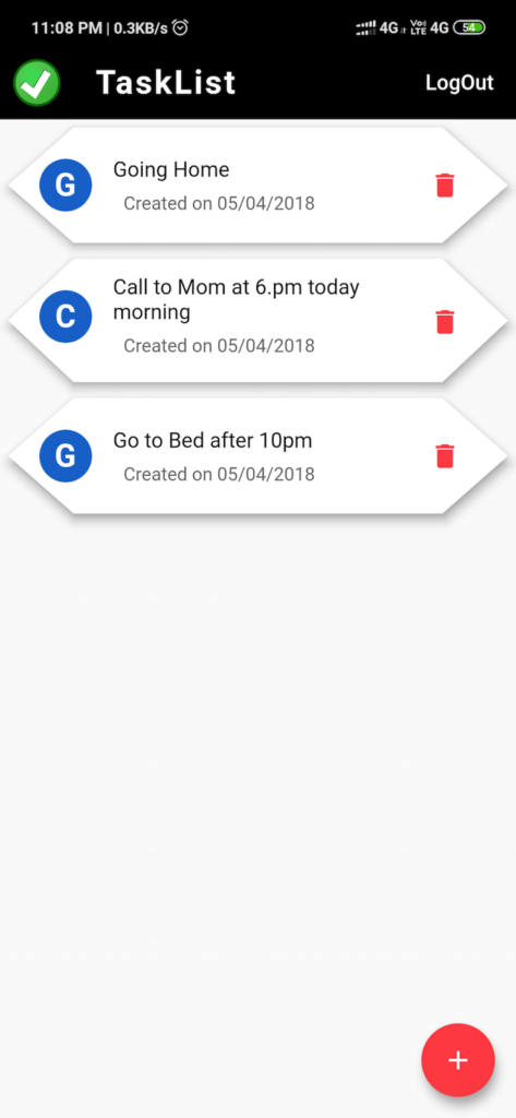 A Full fledged todo app which is made with Flutter and Dart