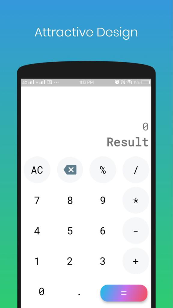 Simple Calculator app made with flutter