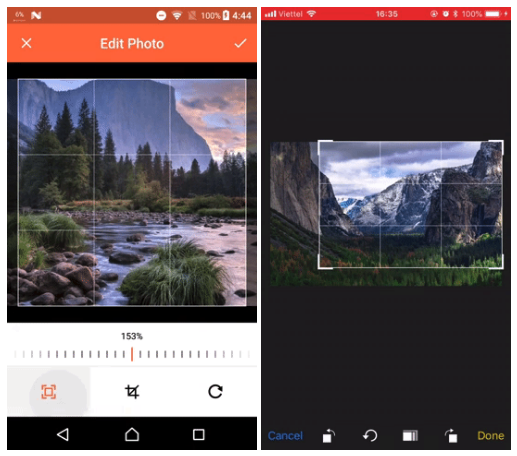 A Flutter plugin for Android and iOS supports cropping images