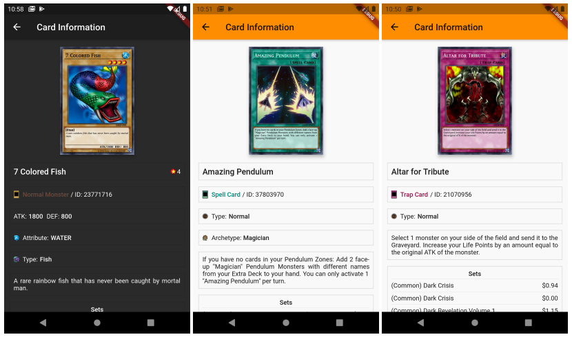 Yugioh Cards Sample App