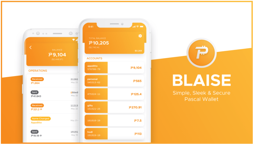 Blaise is a cross-platform mobile wallet for the PASCAL cryptocurrency