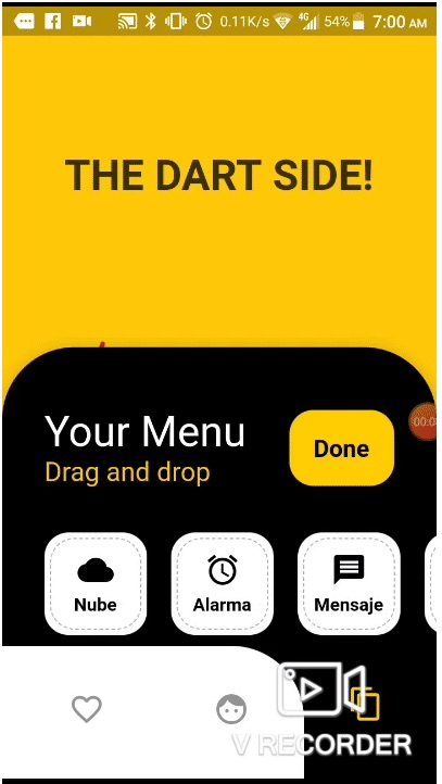 A bottom navigation bar that you can customize with the options you need, without any limits