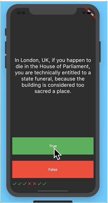 Quizzler App for iOS and Android